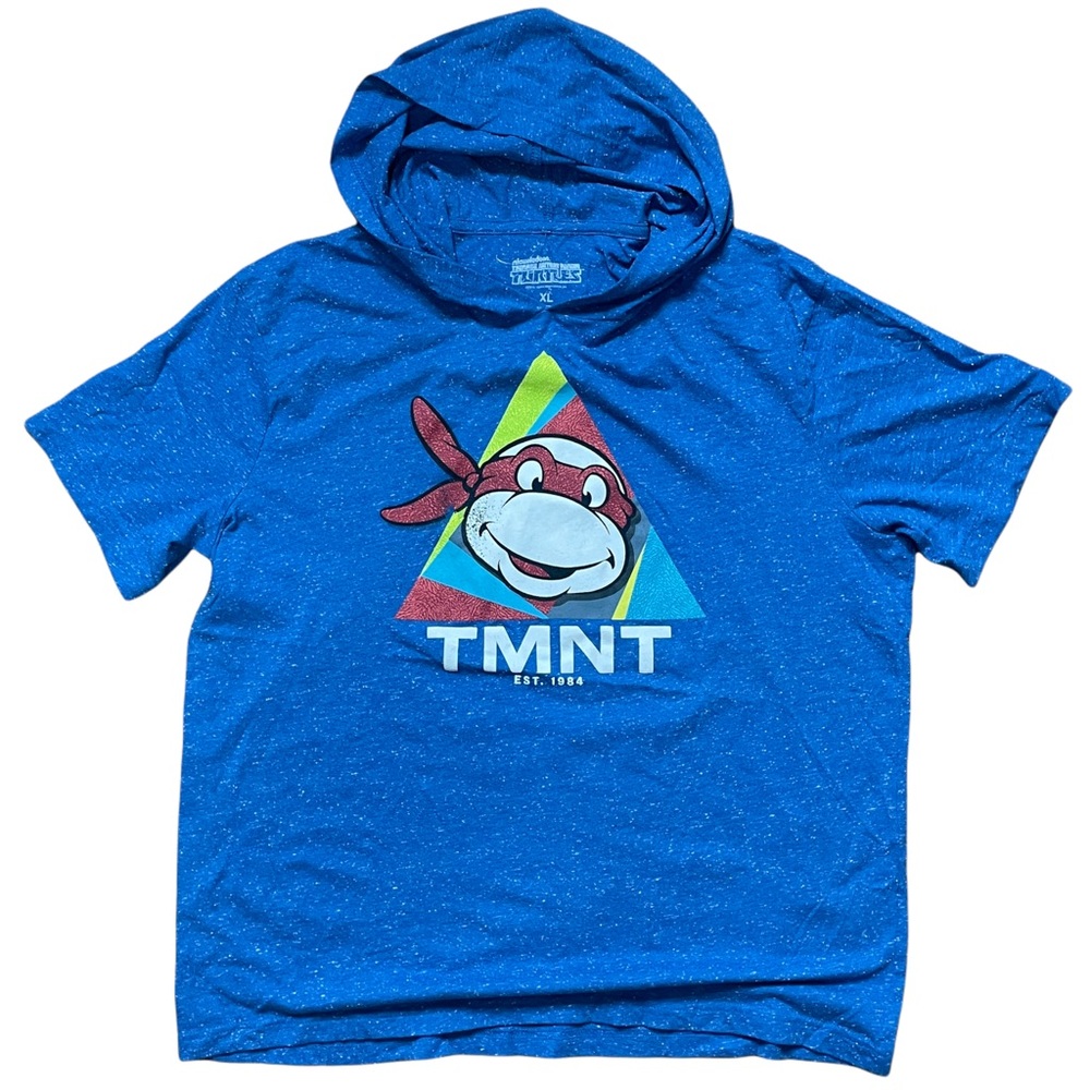 Adorable rare vintage teenage mutant ninja turtles kids xl hoodie short sleeve
